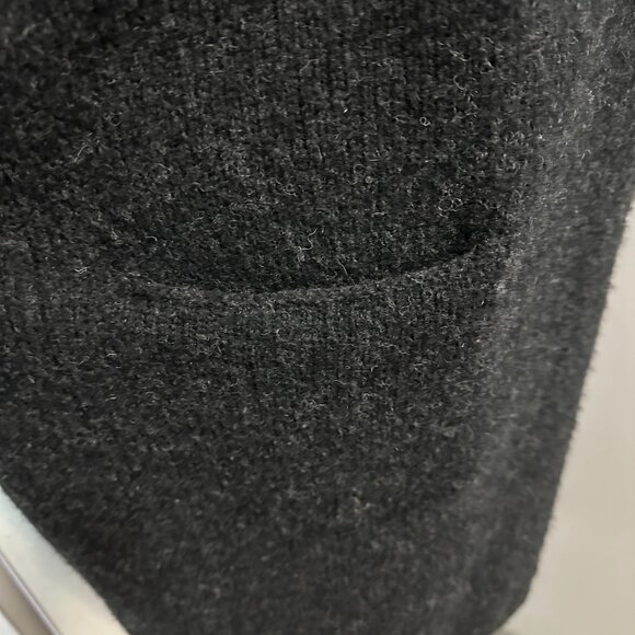 Uniqlo Hooded Wool Coat – Size S（fits M)  Dark Gray - Picture 5 of 11